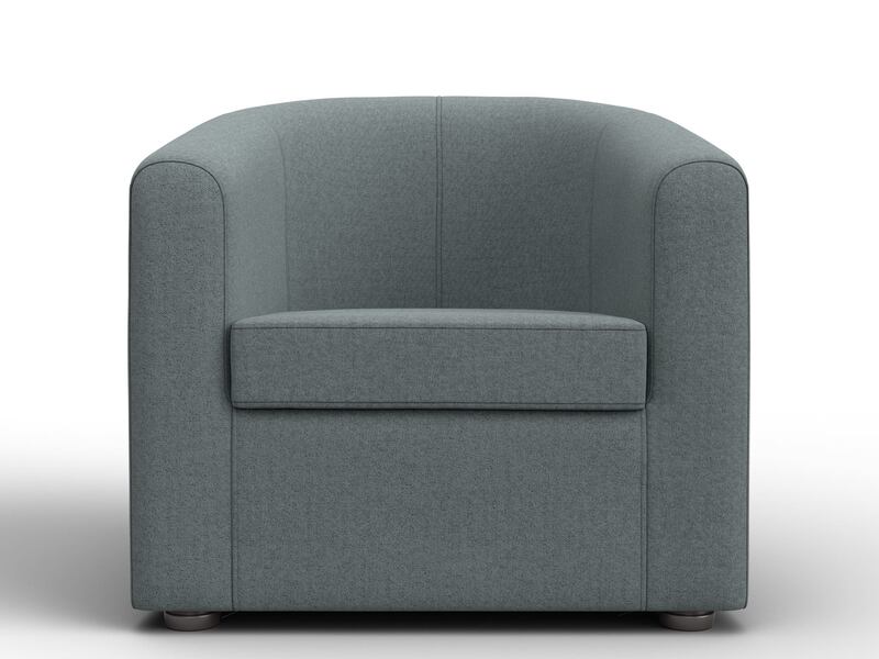 Кресло Норден, Рогожка, Амур 07 серый