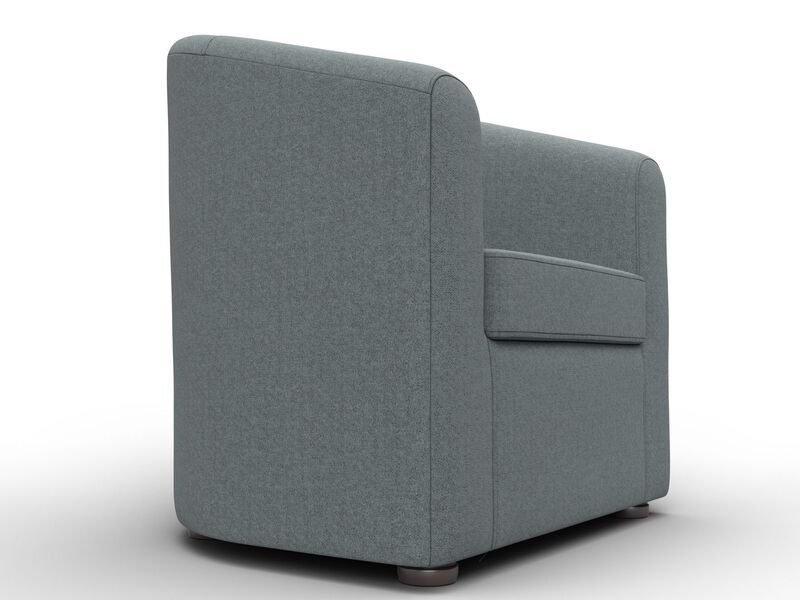 Кресло Норден, Рогожка, Амур 07 серый