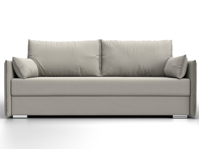 Диван прямой Сайгон, Рогожка, Амур 02 бежевый