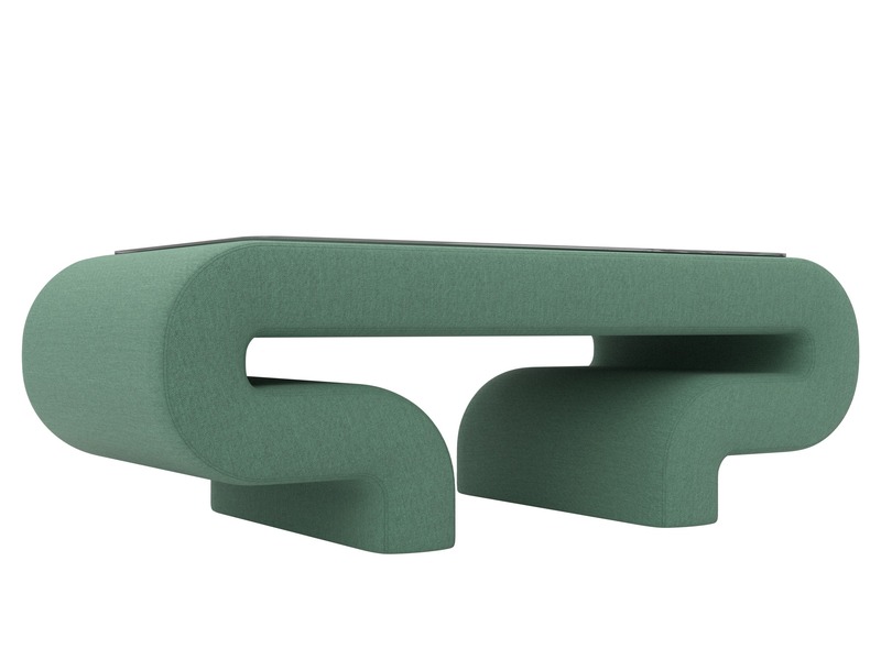 Стол Волна, Рогожка, Амур 11 зеленый