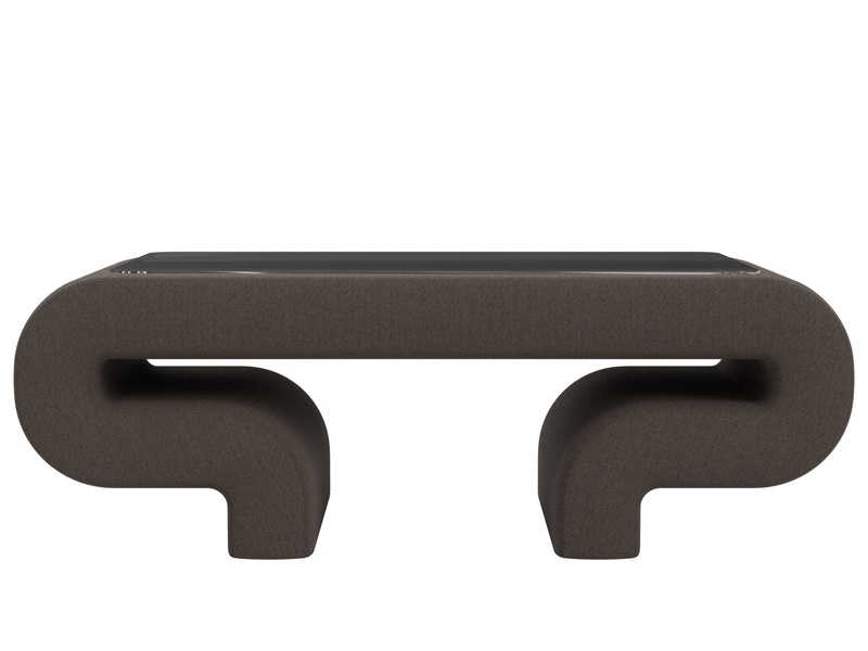 Стол Волна, Рогожка, Амур 05 коричневый