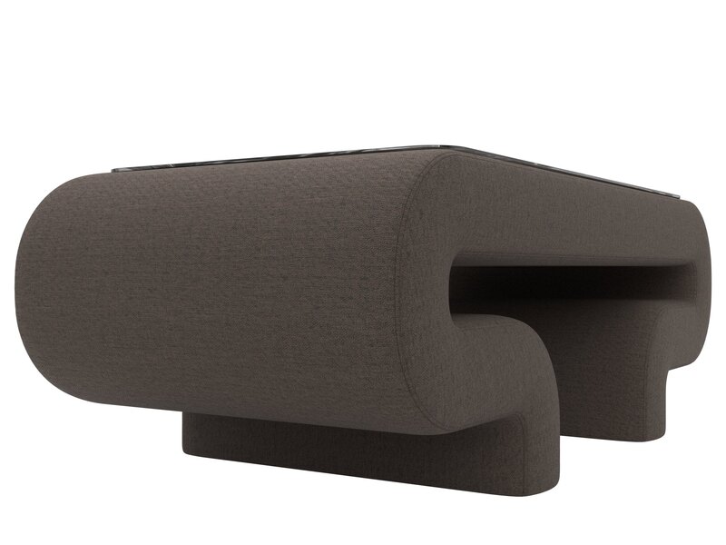 Стол Волна, Рогожка, Амур 05 коричневый