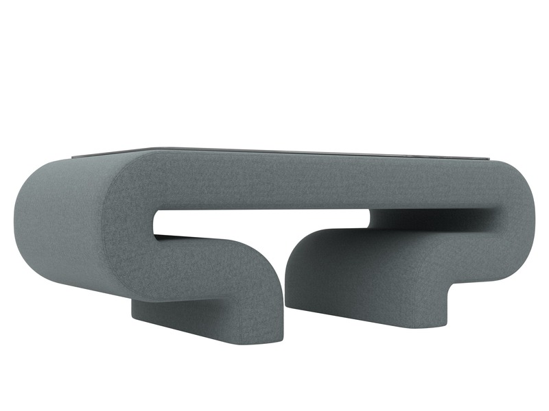 Стол Волна, Рогожка, Амур 07 серый