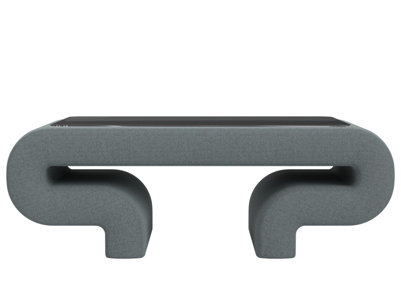 Стол Волна, Рогожка, Амур 07 серый