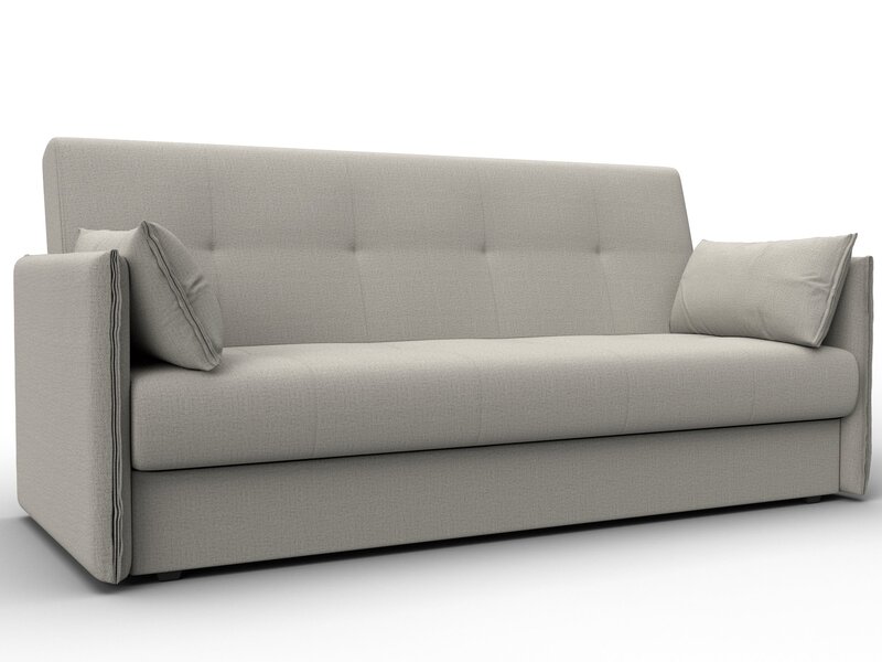 Диван-книжка Лига-018, Рогожка, Амур 02 бежевый