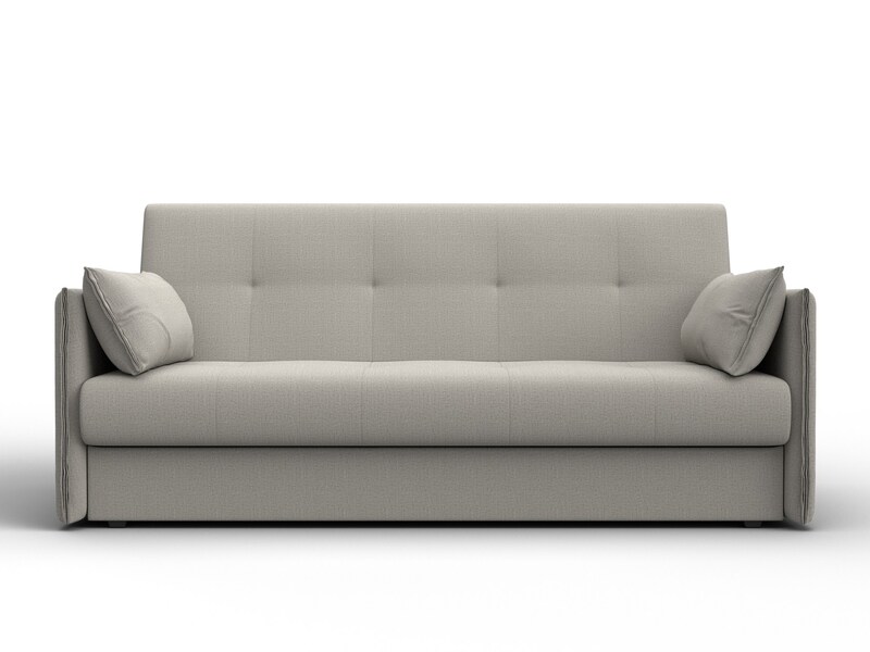 Диван-книжка Лига-018, Рогожка, Амур 02 бежевый