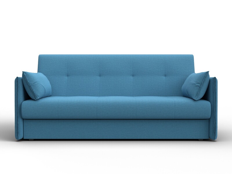 Диван-книжка Лига-018, Рогожка, Амур 10 голубой