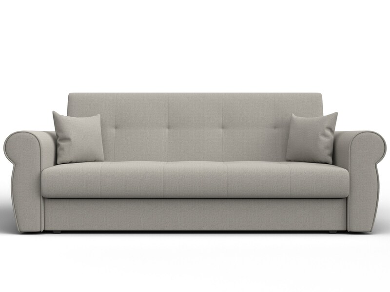 Диван-книжка Лига-019, Рогожка, Амур 02 бежевый