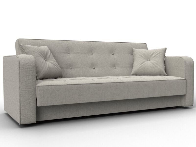 Диван-книжка Тур, Рогожка, Амур 02 бежевый