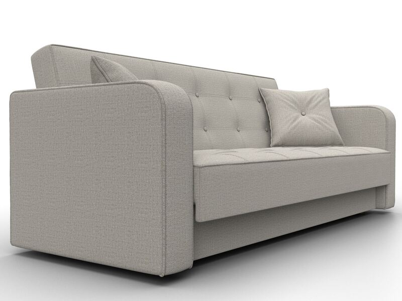 Диван-книжка Тур, Рогожка, Амур 02 бежевый