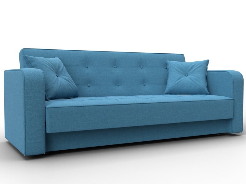 Диван-книжка Тур, Рогожка, Амур 10 голубой