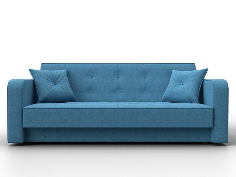 Диван-книжка Тур, Рогожка, Амур 10 голубой