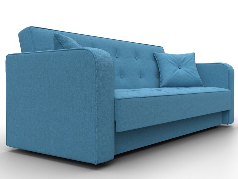 Диван-книжка Тур, Рогожка, Амур 10 голубой