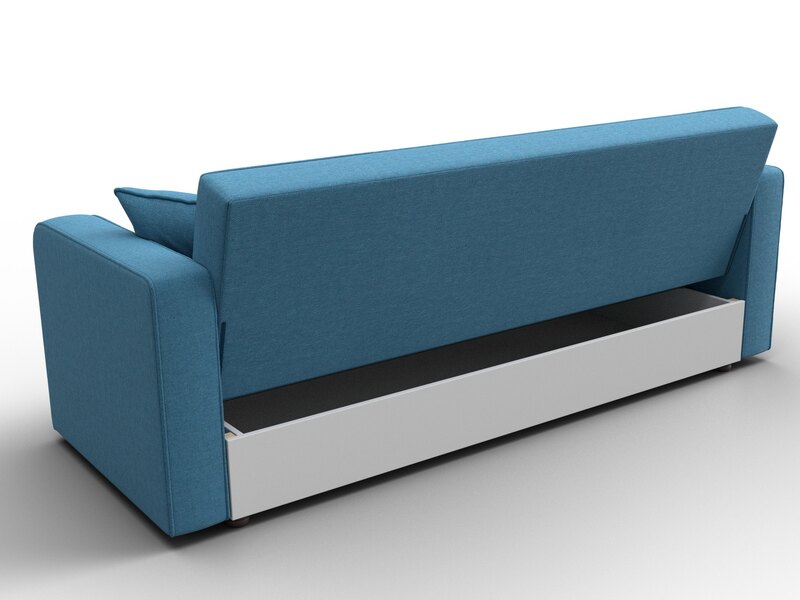 Диван-книжка Тур, Рогожка, Амур 10 голубой