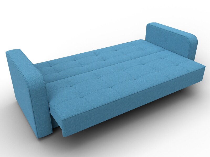 Диван-книжка Тур, Рогожка, Амур 10 голубой