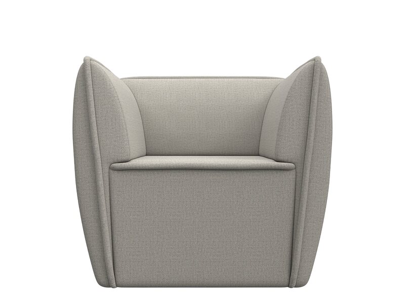 Кресло Бергамо, Рогожка, Амур 02 бежевый