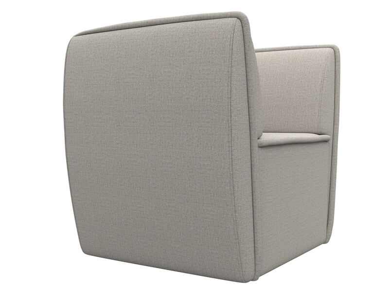 Кресло Бергамо, Рогожка, Амур 02 бежевый