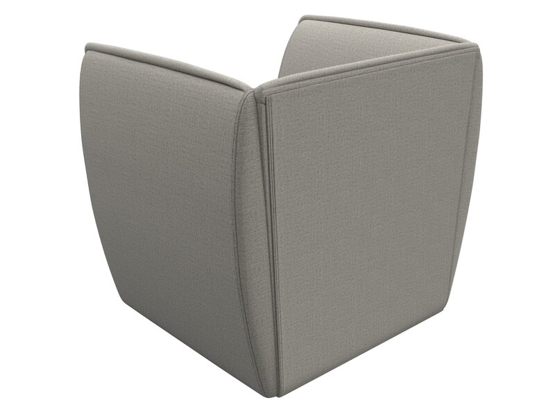 Кресло Бергамо, Рогожка, Амур 02 бежевый