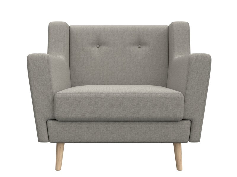 Кресло Брайтон, Рогожка, Амур 02 бежевый