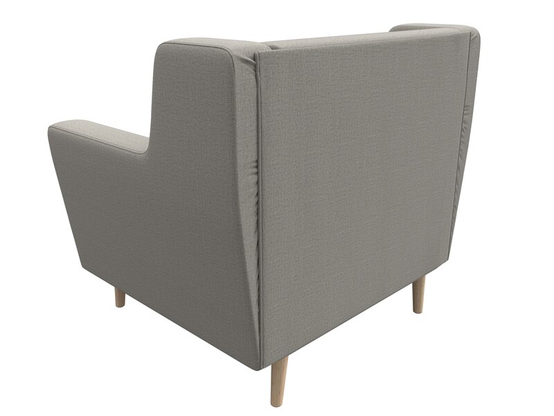 Кресло Брайтон, Рогожка, Амур 02 бежевый