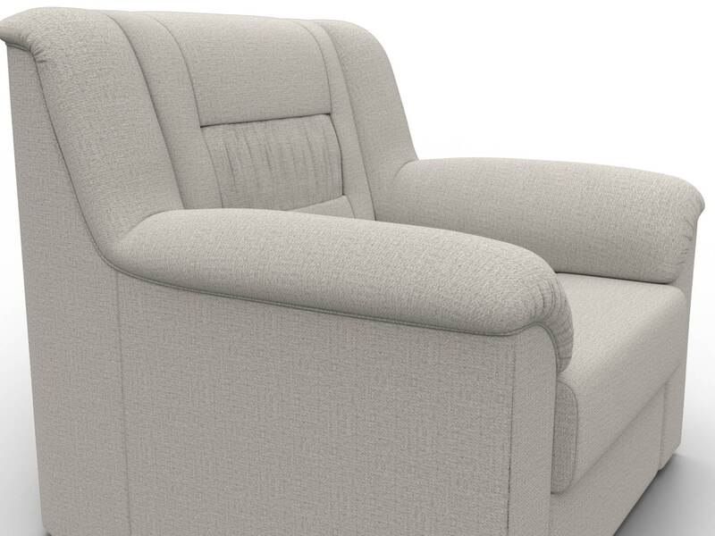 Кресло Карелия, Рогожка, Амур 02 бежевый