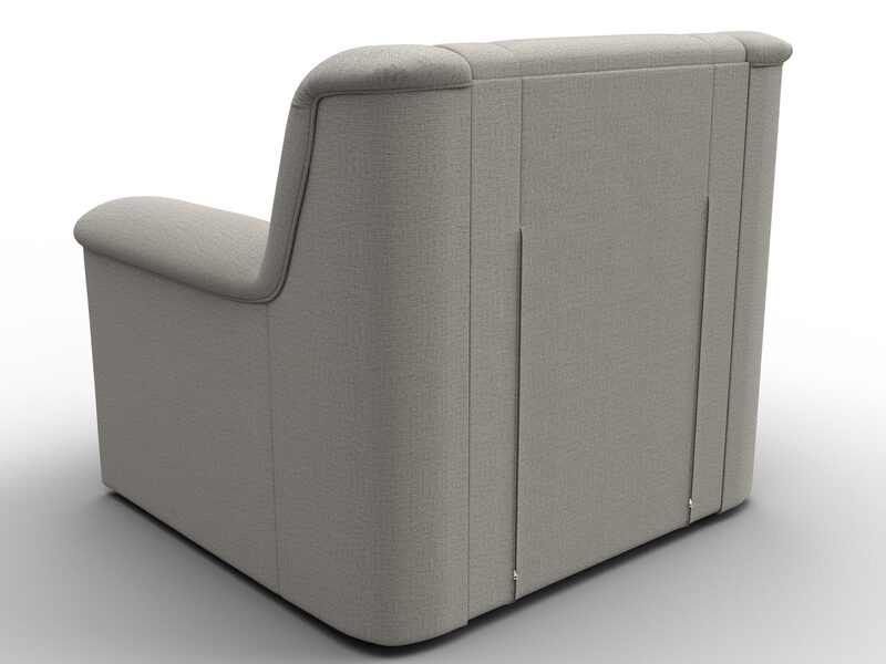 Кресло Карелия, Рогожка, Амур 02 бежевый