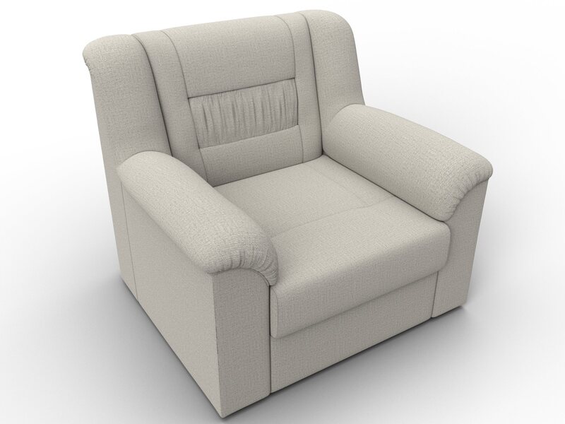 Кресло Карелия, Рогожка, Амур 02 бежевый