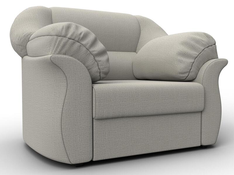 Кресло Карнелла, Рогожка, Амур 02 бежевый