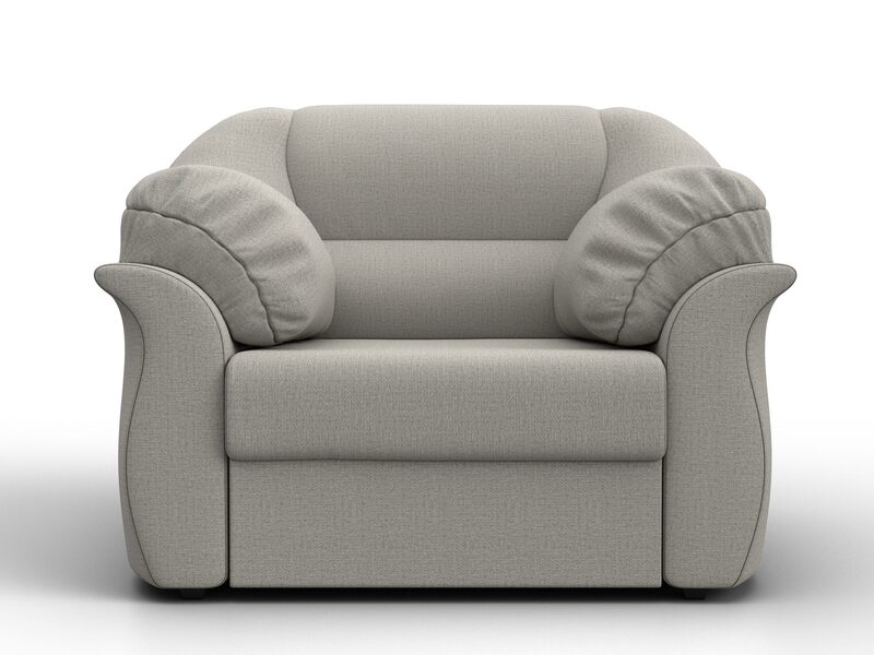 Кресло Карнелла, Рогожка, Амур 02 бежевый