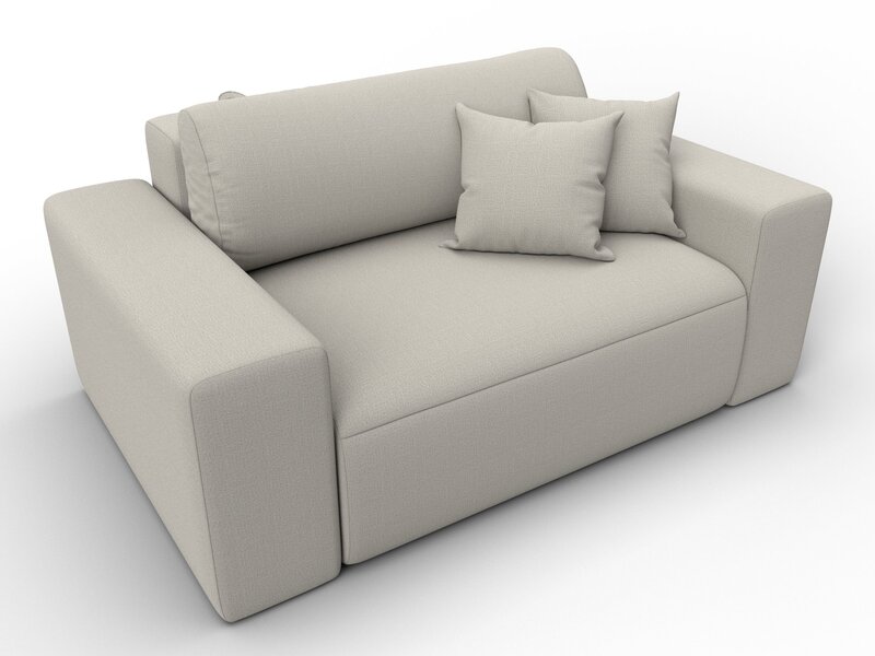 Кресло Лига-036 НПБ, Рогожка, Амур бежевый