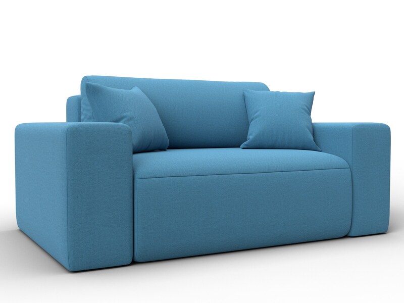 Кресло Лига-036 НПБ, Рогожка, Амур голубой