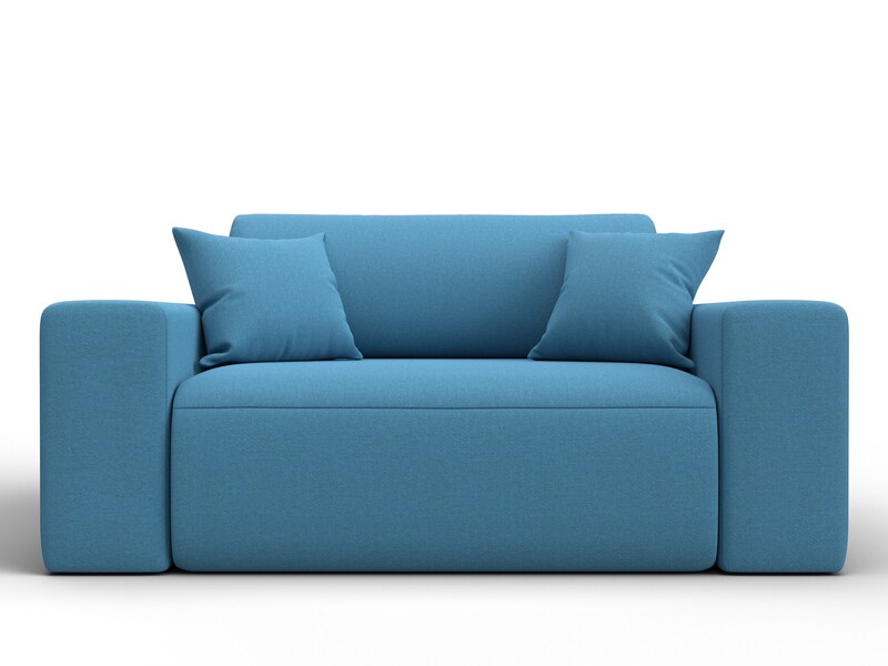 Кресло Лига-036 НПБ, Рогожка, Амур голубой