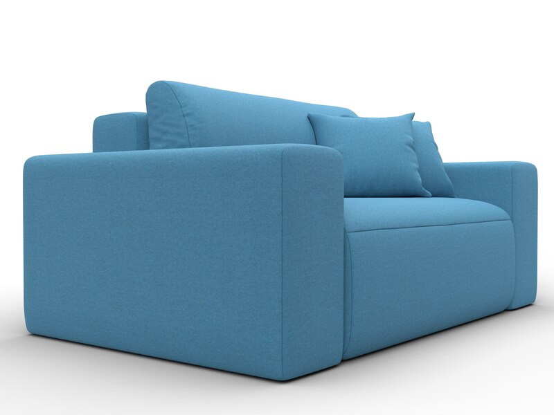 Кресло Лига-036 НПБ, Рогожка, Амур голубой