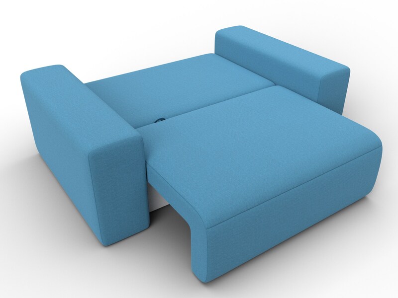 Кресло Лига-036 НПБ, Рогожка, Амур голубой