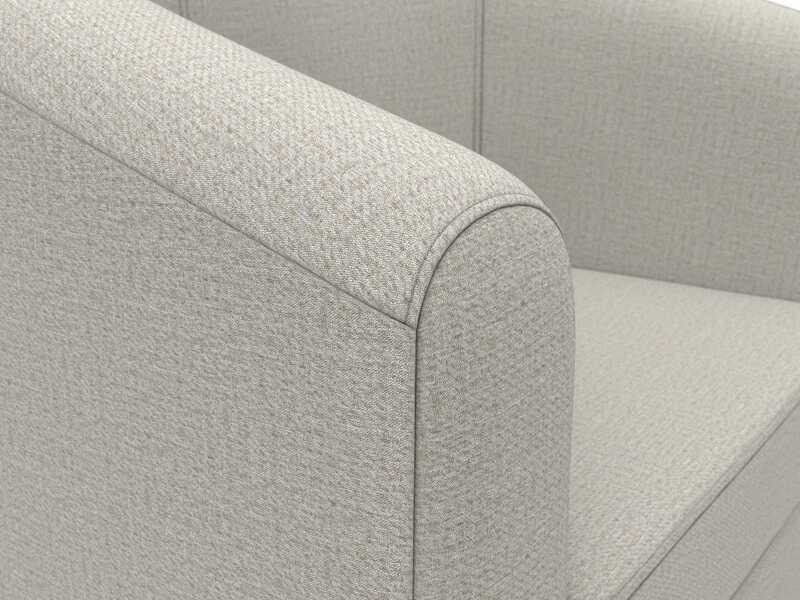 Кресло Норден, Рогожка, Амур 02 бежевый