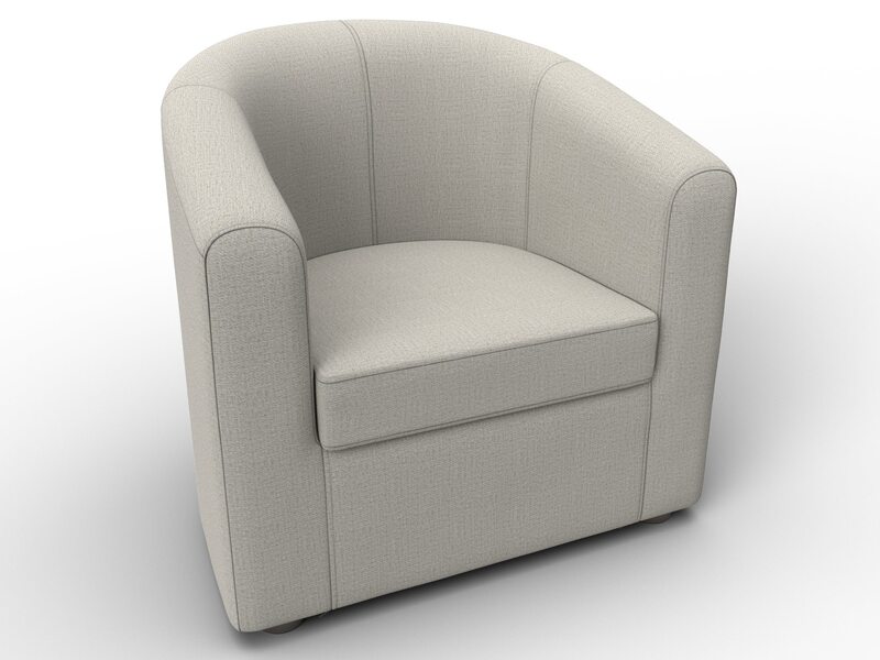 Кресло Норден, Рогожка, Амур 02 бежевый