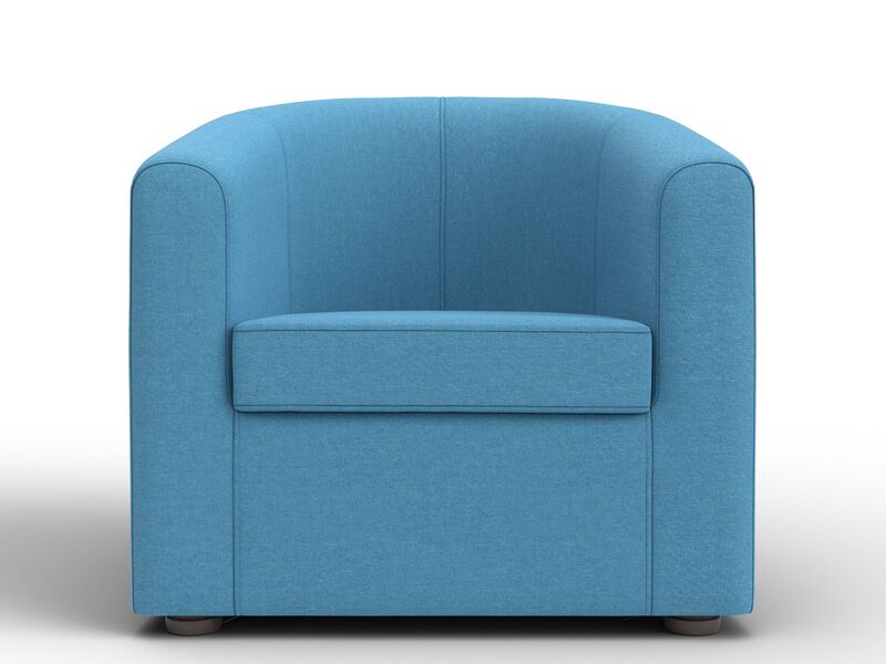 Кресло Норден, Рогожка, Амур 10 голубой