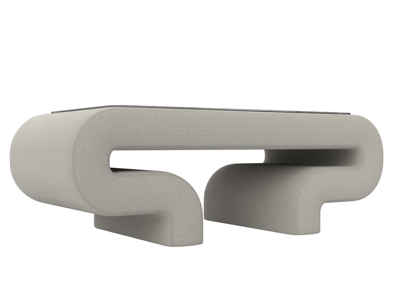 Стол Волна, Рогожка, Амур 02 бежевый