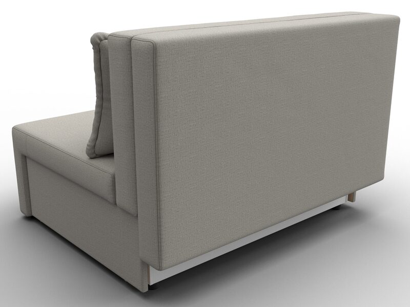 Диван прямой Лагуна, Рогожка, Амур 02 бежевый