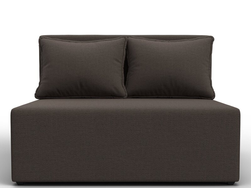 Диван прямой Лагуна, Рогожка, Амур 05 коричневый