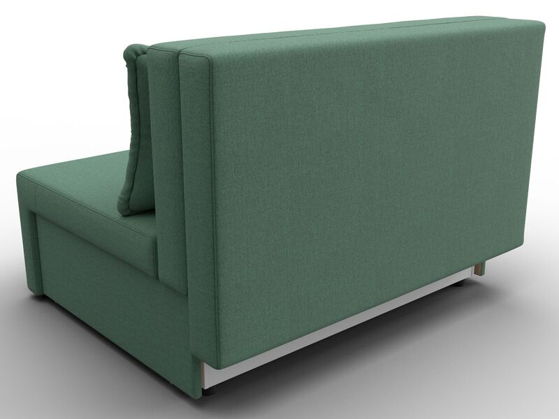 Диван прямой Лагуна, Рогожка, Амур 11 зеленый