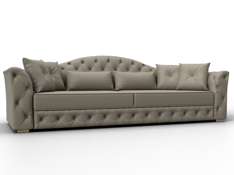 Диван прямой Артис, Экокожа, GRIFON 04 бежевый