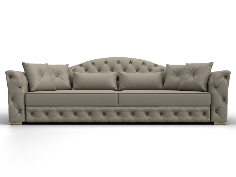 Диван прямой Артис, Экокожа, GRIFON 04 бежевый