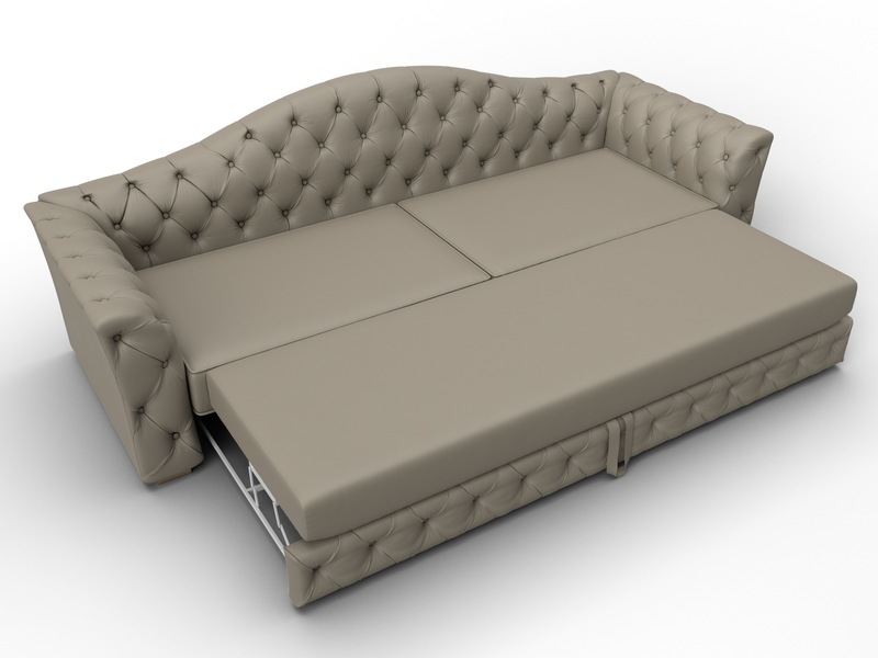 Диван прямой Артис, Экокожа, GRIFON 04 бежевый