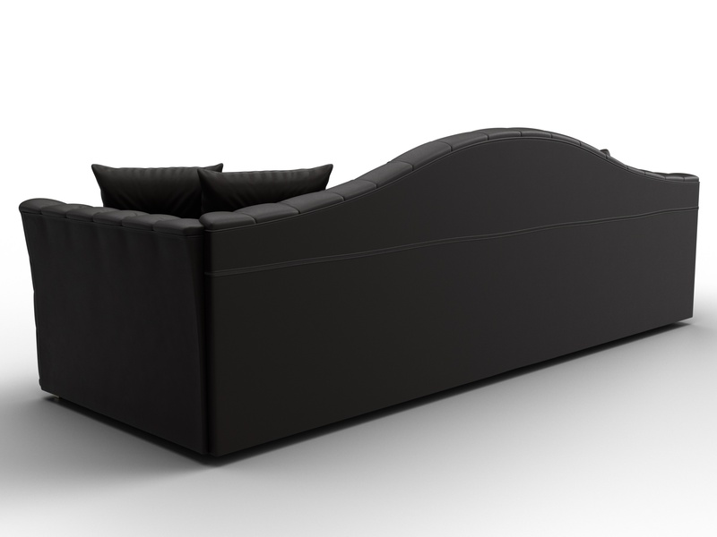 Диван прямой Артис, Экокожа, GRIFON 12 коричневый