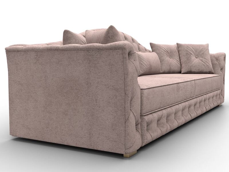 Диван прямой Артис, Велюр, TOWER 05 бежевый