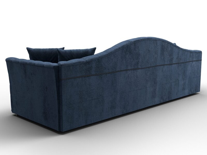 Диван прямой Артис, Велюр, TOWER 13 синий