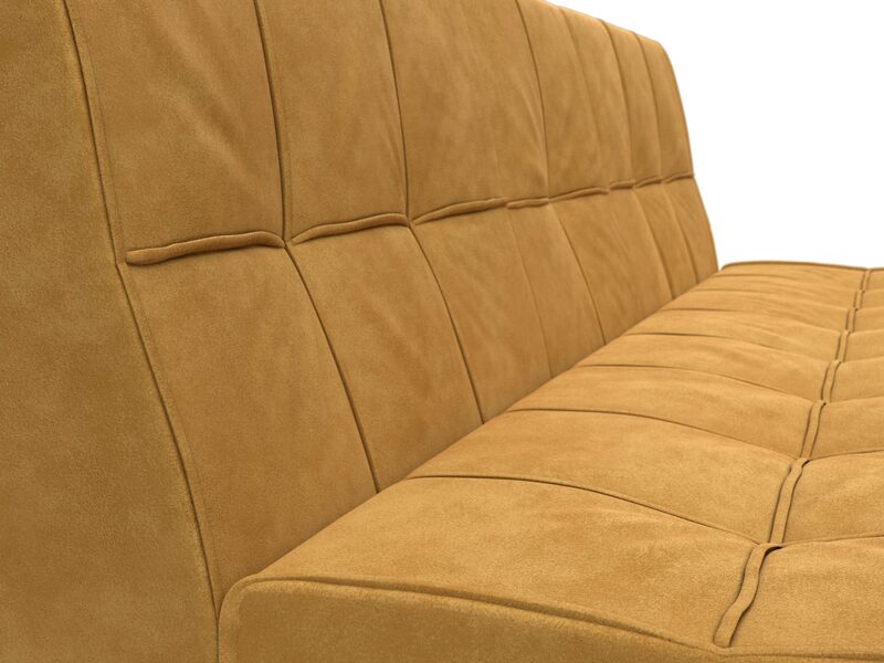 Диван прямой Винсент, Велюр, BRUT 10 желтый