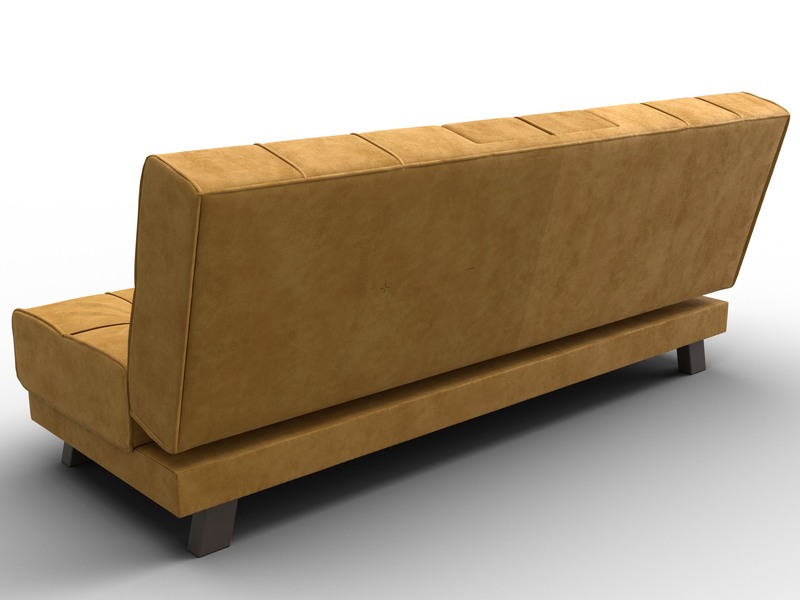 Диван прямой Винсент, Велюр, BRUT 10 желтый