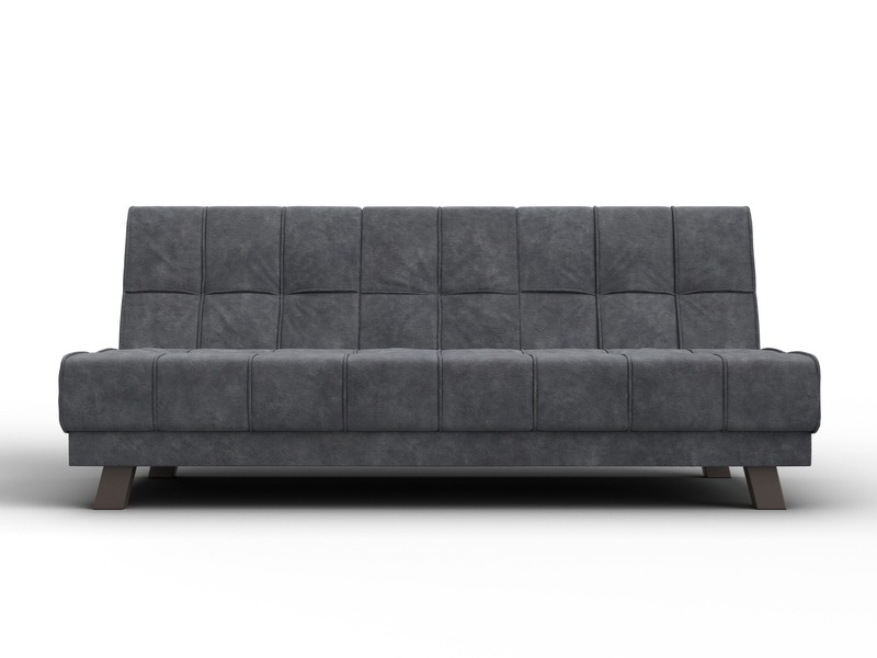 Диван прямой Винсент, Велюр, BRUT 16 темно-серый